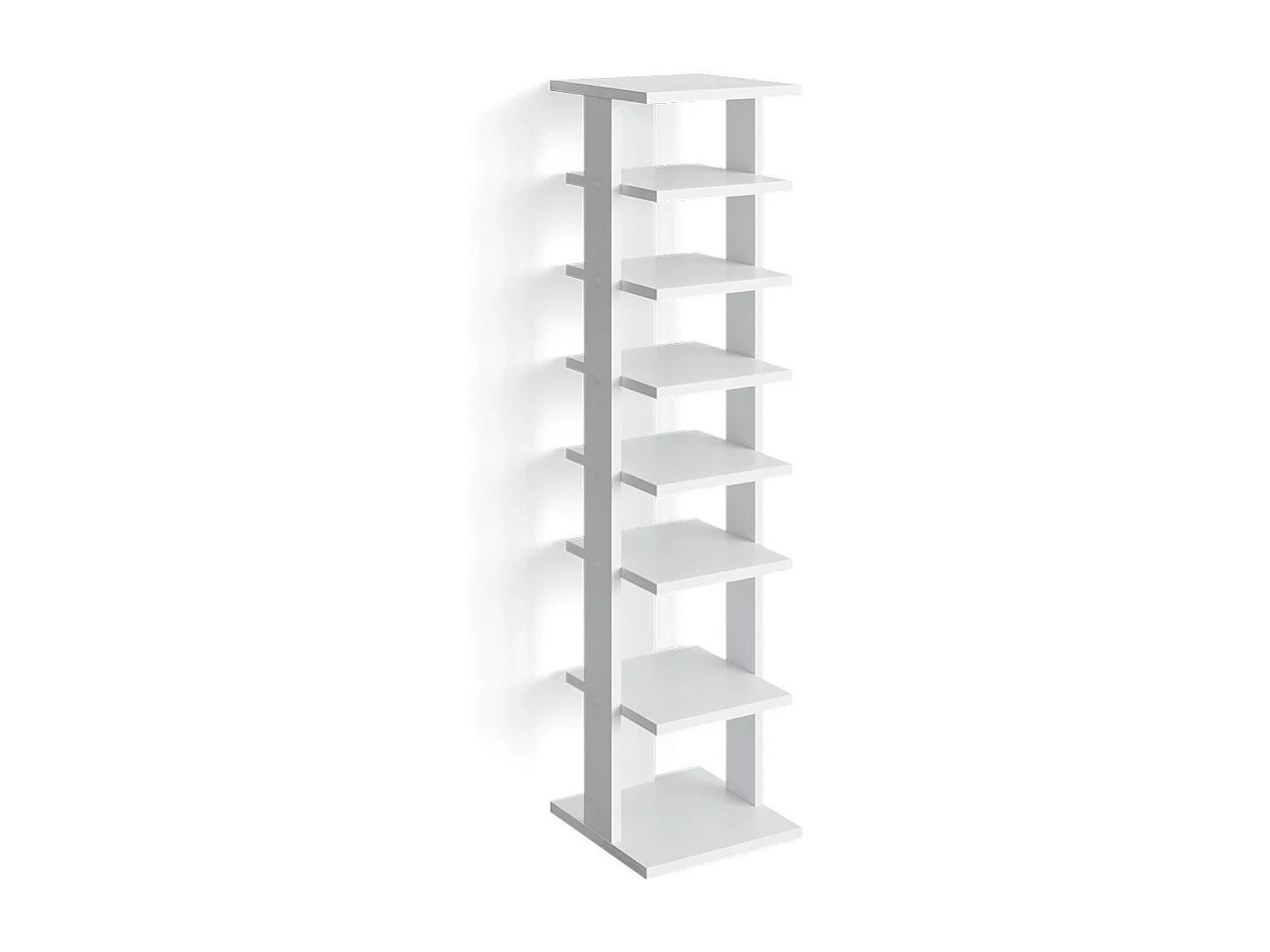Armoire à chaussures blanc 26.7x27.7x110 sara