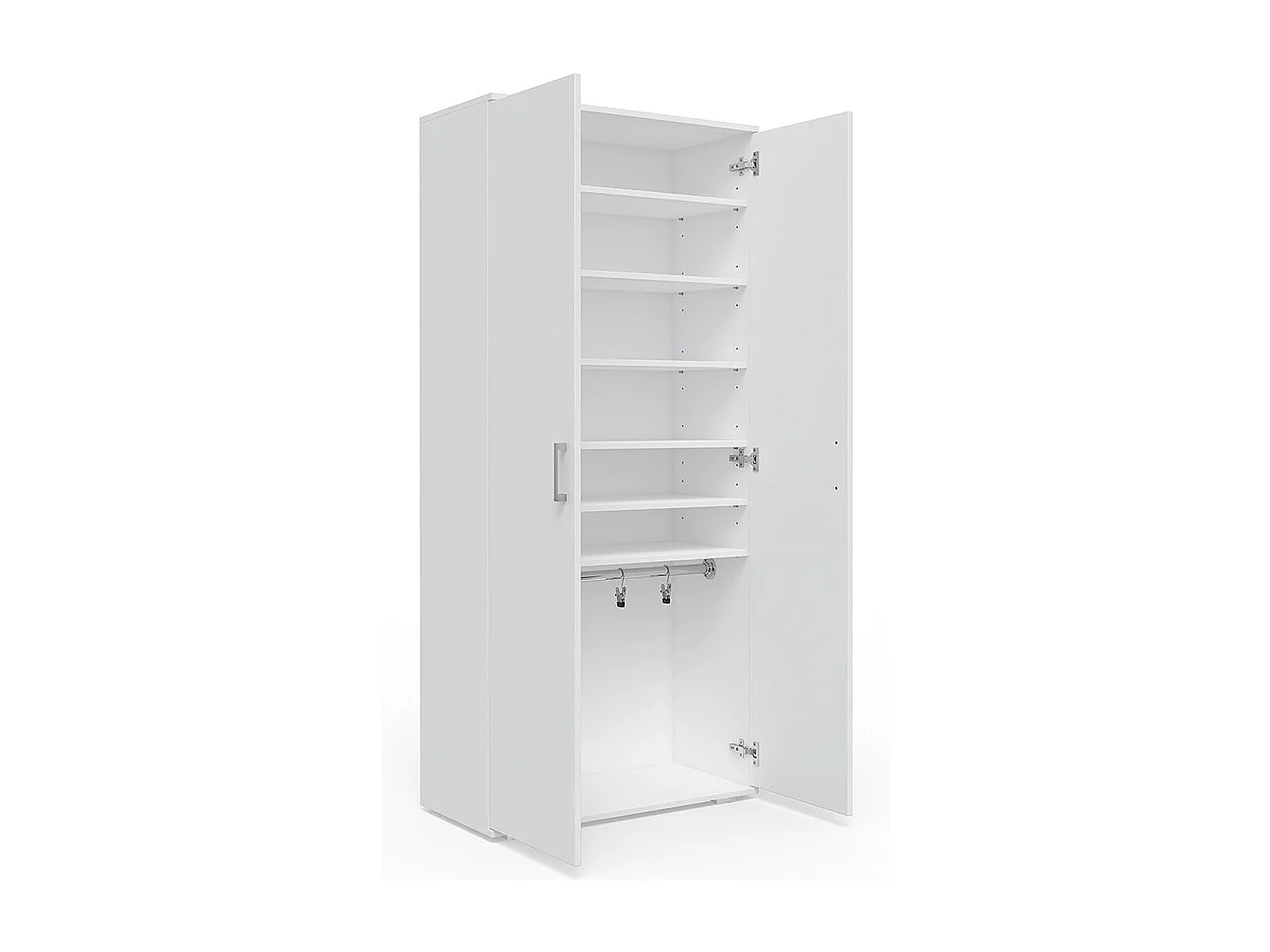 Schuhschrank weiß 80x39x178 torge