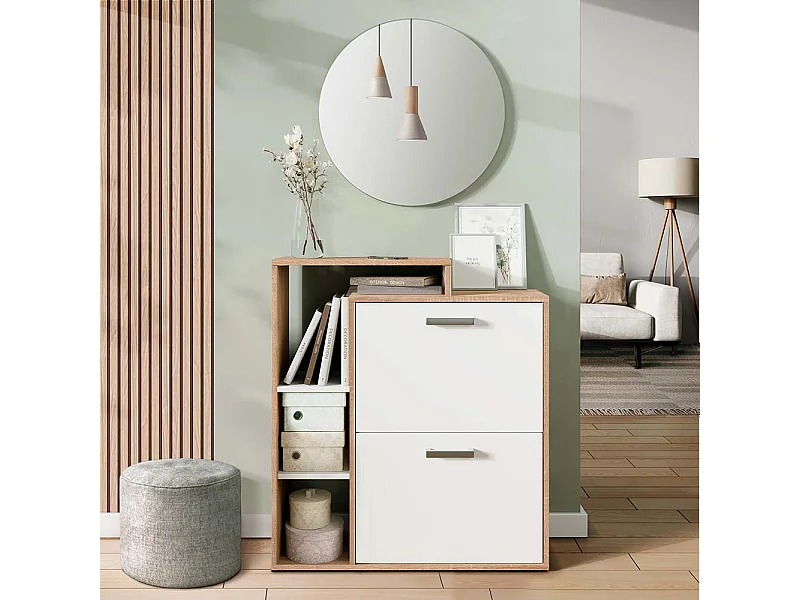 Meuble à chaussure sonoma 80x25x90 orlando