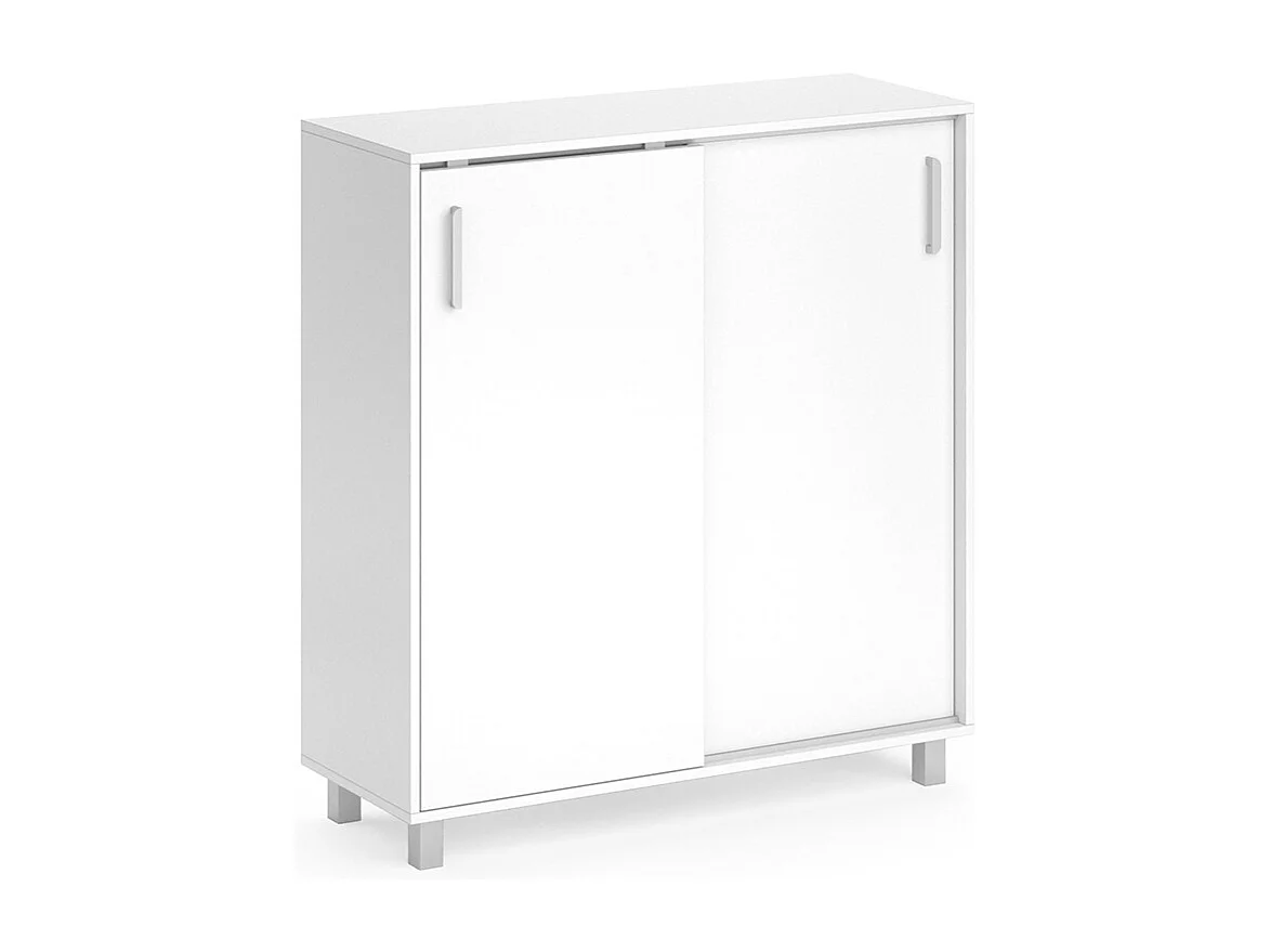 Armoire à chaussures blanc 100.2x37.5x108 viva