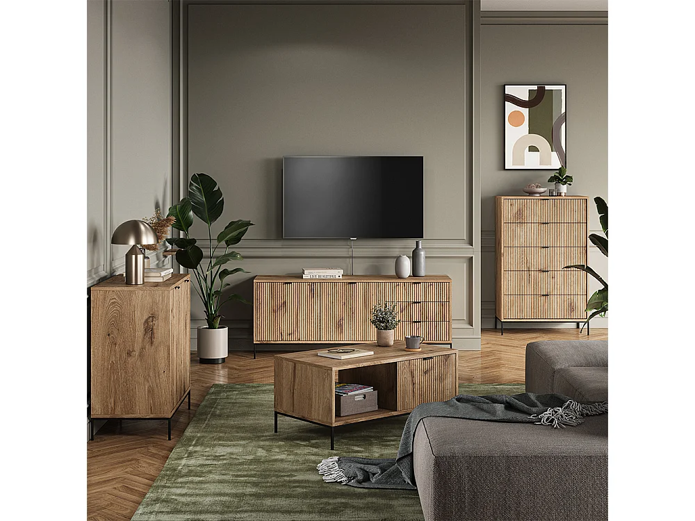 Banc pour chaussures chêne viking 100x40x98.5 eliza