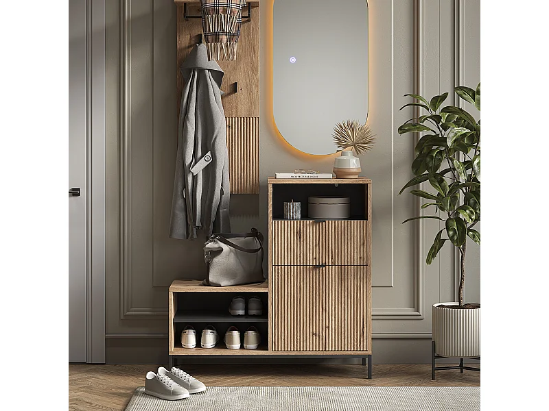 Schuhschrank viking oak 100x40x98.5 eliza