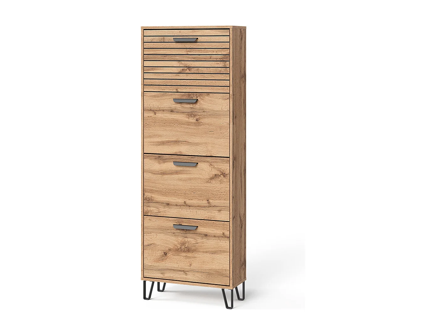 Shoe tipper oak wotan 60x25.1x168 amber
