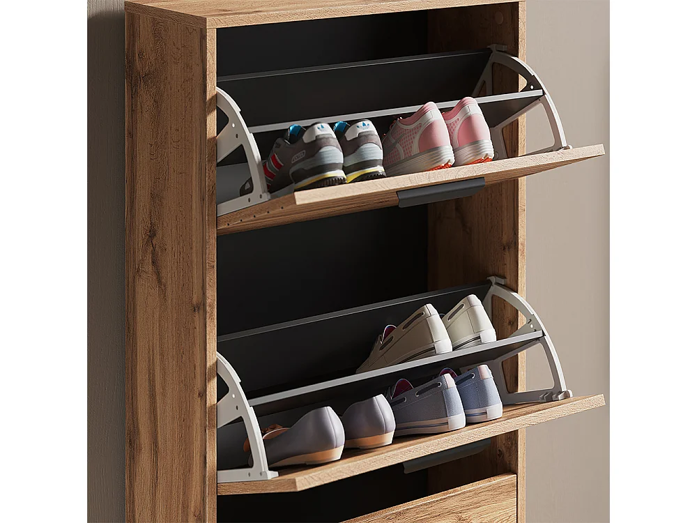 Shoe tipper oak wotan 60x25.1x168 amber