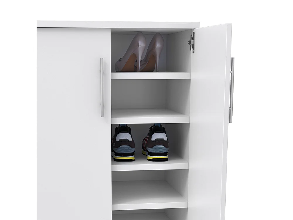 Armoire à chaussures blanc 56x40x108 dalia
