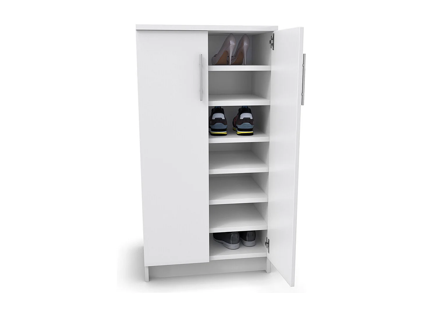 Armoire à chaussures blanc 56x40x108 dalia