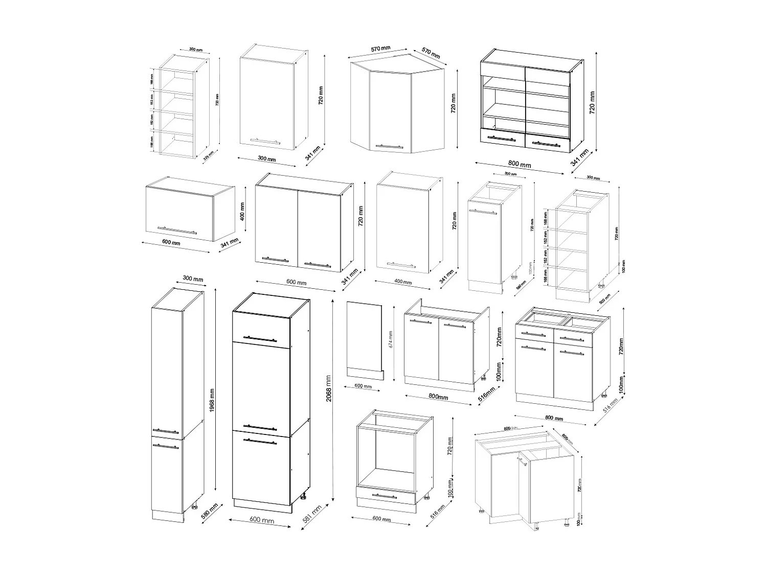 Cocina esquinera burdeos brillo intenso/blanco 347x46x81.6 fame-line