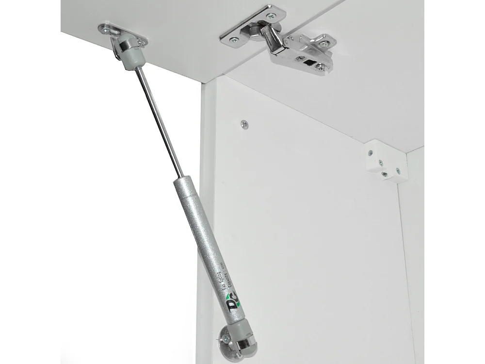 Cocina esquinera gris noble/blanco 187x60x81.6 r-line