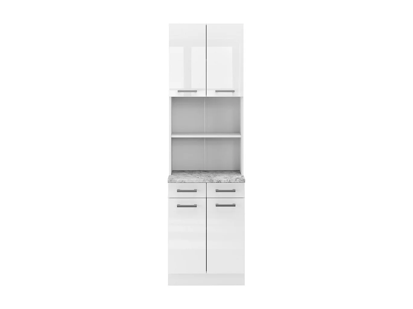 Kitchen block white high gloss 60x60x81.6 r-line
