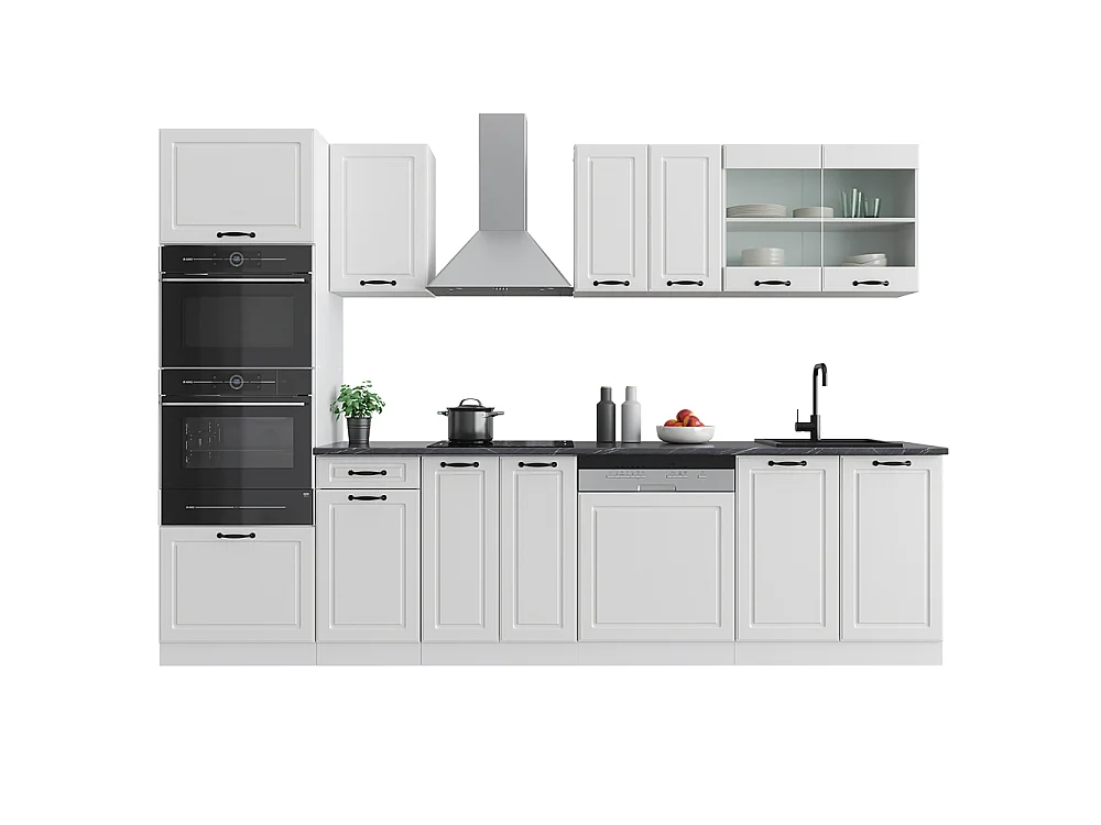 Cuisine blanc campagne/blanc 300x60x81.6 r-line