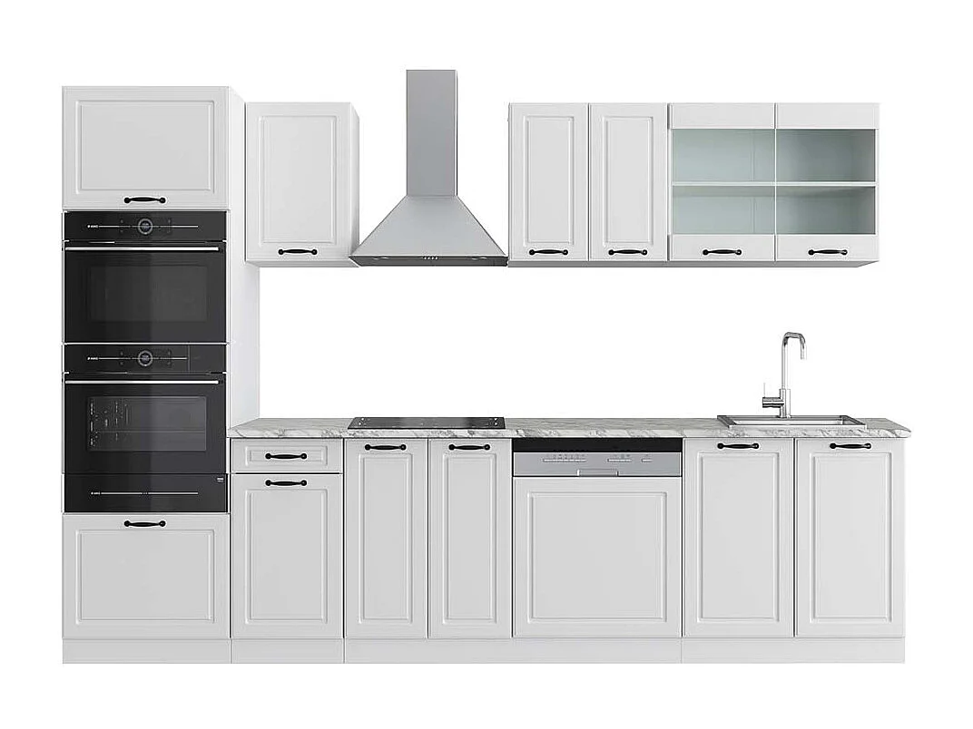 Cuisine blanc campagne/blanc 300x60x81.6 r-line