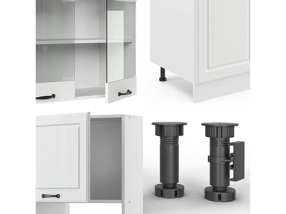 Cuisine blanc campagne/blanc 300x60x81.6 r-line