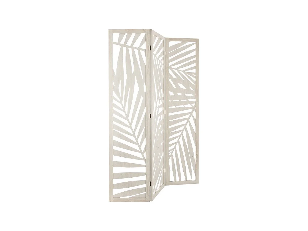 Paravent Design "Contemporain" 120x170cm Blanc