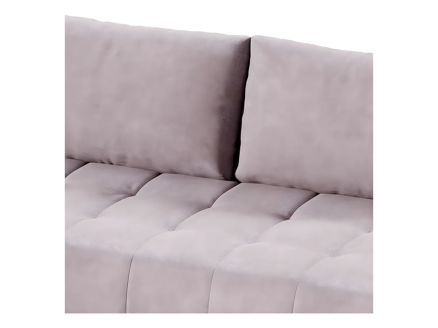 Canapé d'angle convertible gauche 4 places avec coffre Jonas Rose