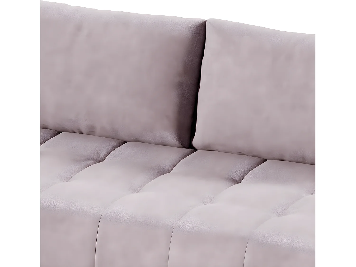 Canapé d'angle convertible gauche 4 places avec coffre Jonas Rose