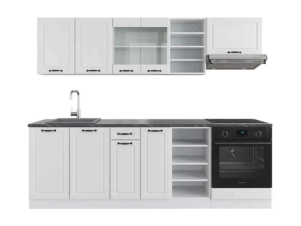 Cuisine blanc campagne/blanc 240x60x81.6 r-line