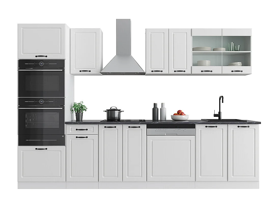 Cuisine blanc campagne/blanc 300x46x81.6 r-line