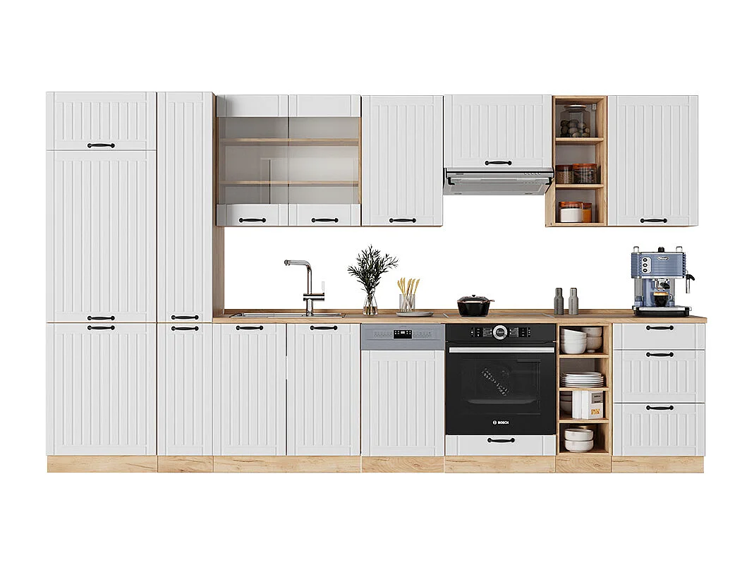 Cuisine blanc campagne 355x46x81.6 fame-line