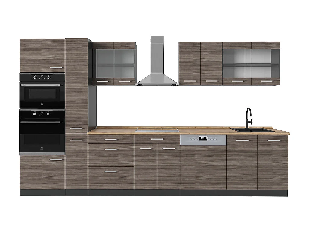 Cuisine gris noble/anthracite 350x46x81.6 r-line