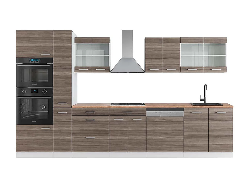 Kitchenette cinza nobre/branco 350x60x81.6 r-line