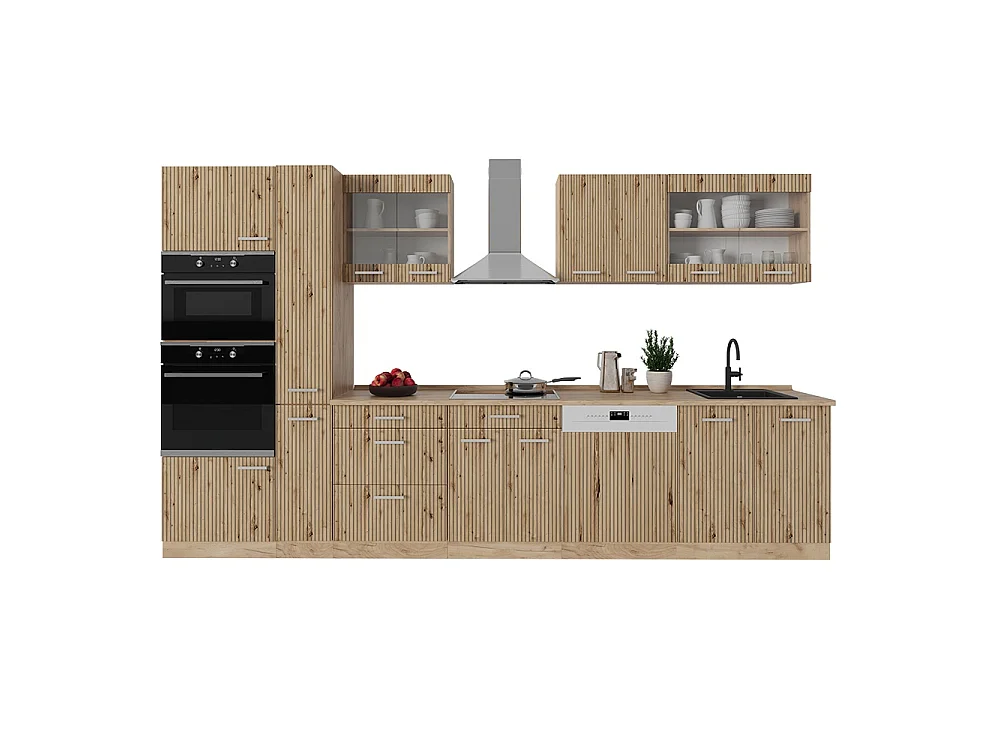 Aneks kuchenny artisan dąb/antracyt 300x60x81.6 r-line
