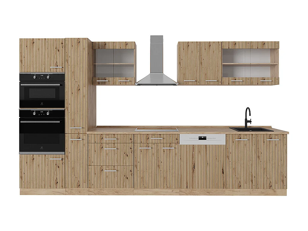 Cuisine chêne artisan/chêne doré 350x60x81.6 r-line