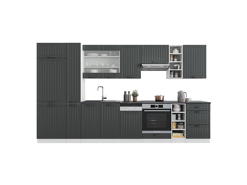 Pentry antracit lanthus/vit 355x46x81.6 fame-line
