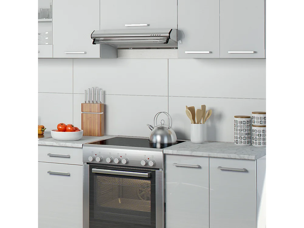 Ligne de cuisine blanc brillant/blanc 240x60x81.6 raul