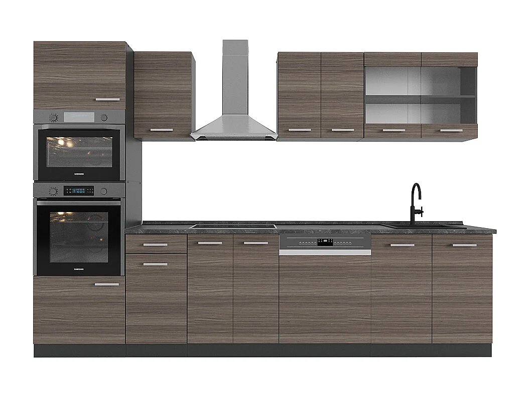 Cuisine gris noble/anthracite 300x60x81.6 r-line