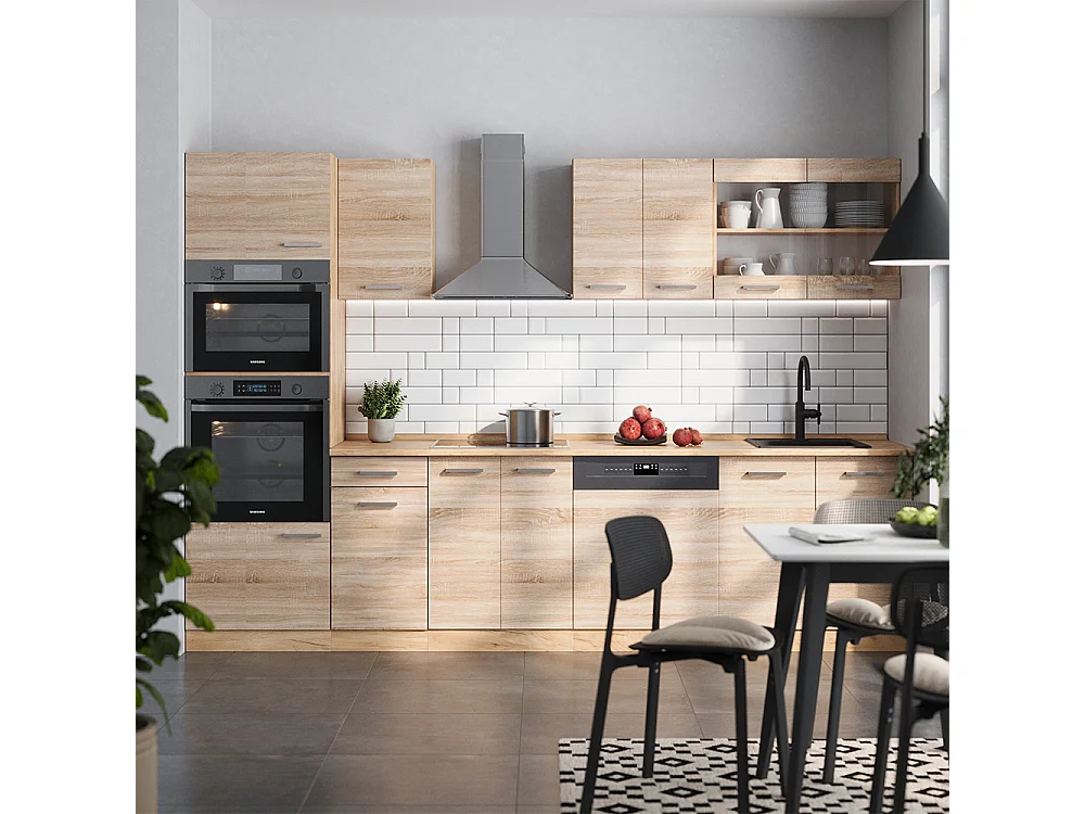 Cuisine sonoma/chêne doré 300x60x81.6 r-line