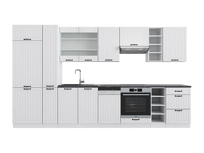 Cuisine blanc campagne/blanc 355x46x81.6 fame-line