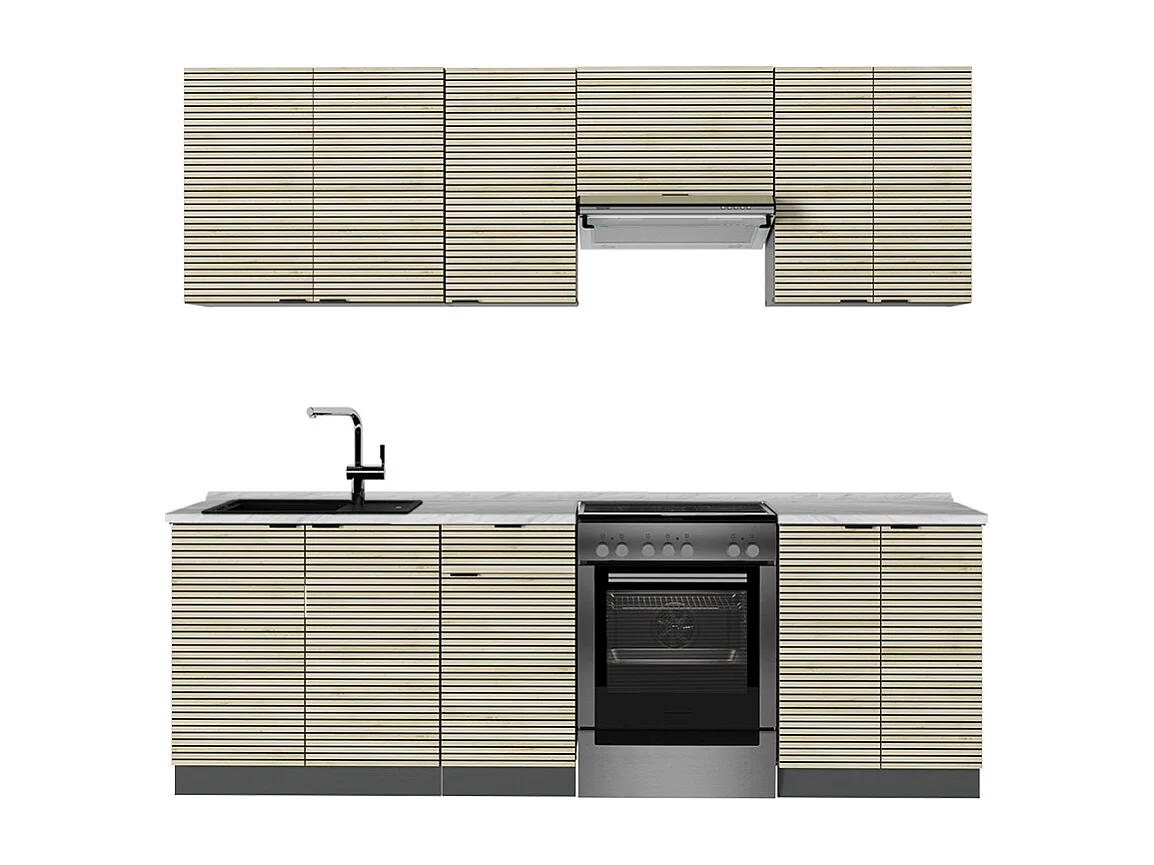 Pentry ekpanel/antracit 240x60x81.6 fame-line