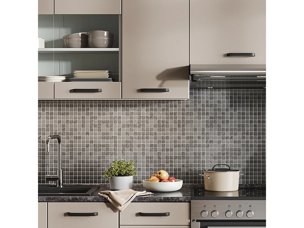 Keukenblok kasjmier 240x60x81.6 r-line