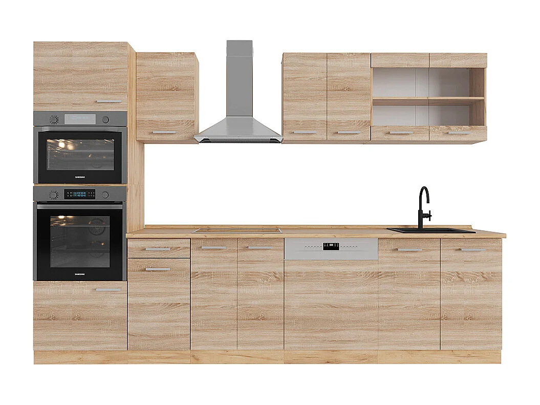 Cuisine sonoma/chêne doré 300x46x81.6 r-line