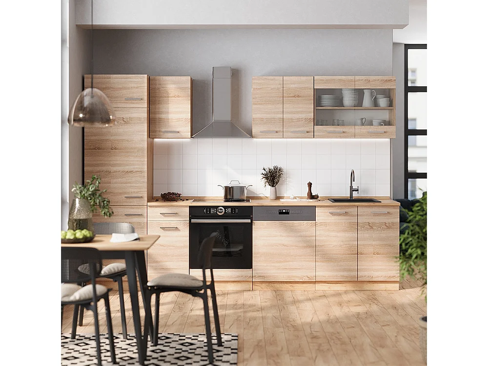 Cuisine sonoma/chêne doré 300x60x81.6 r-line