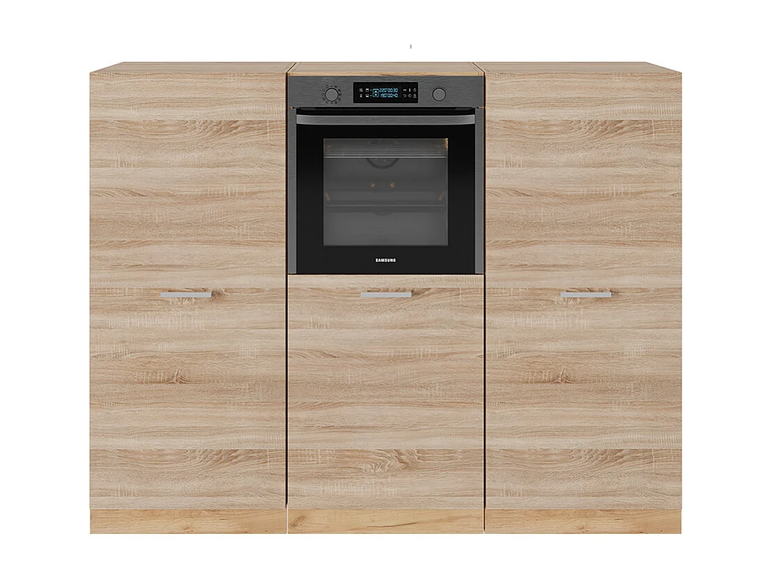 Bloc cuisine sonoma/chêne doré 180x46x81.6 r-line