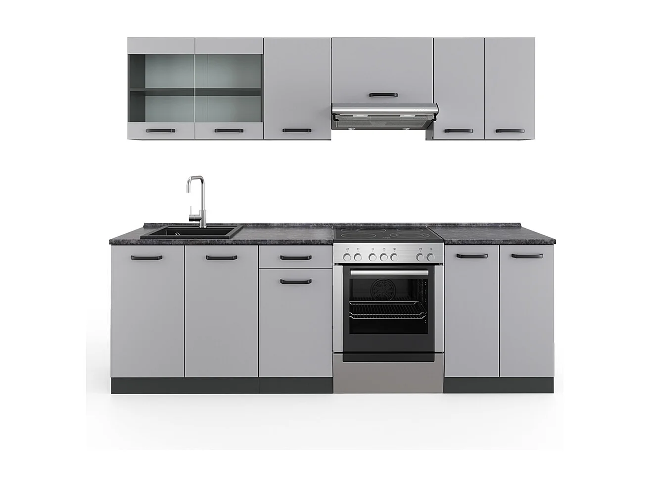 Ligne de cuisine cachemire 240x60x81.6 r-line