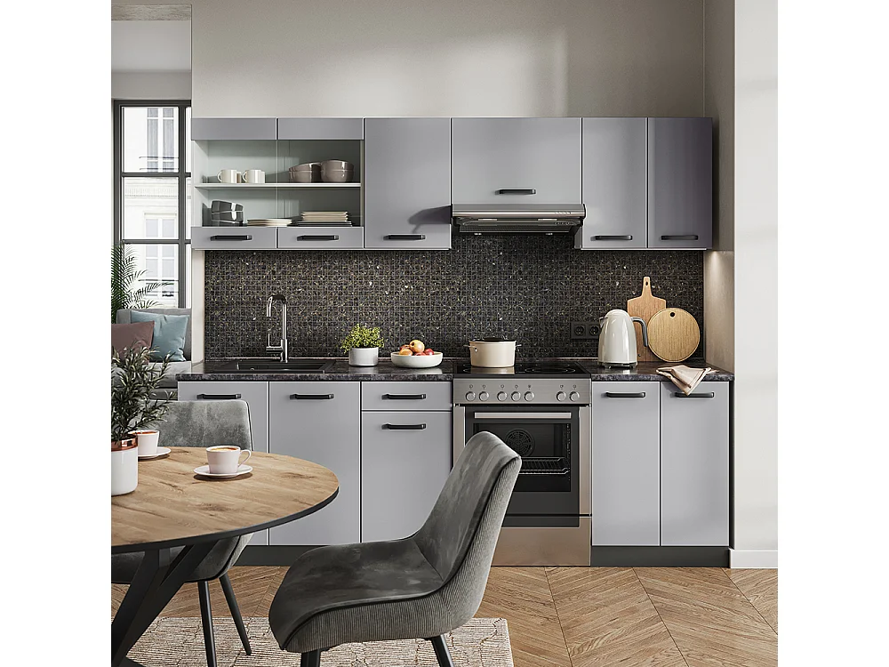 Ligne de cuisine cachemire 240x60x81.6 r-line