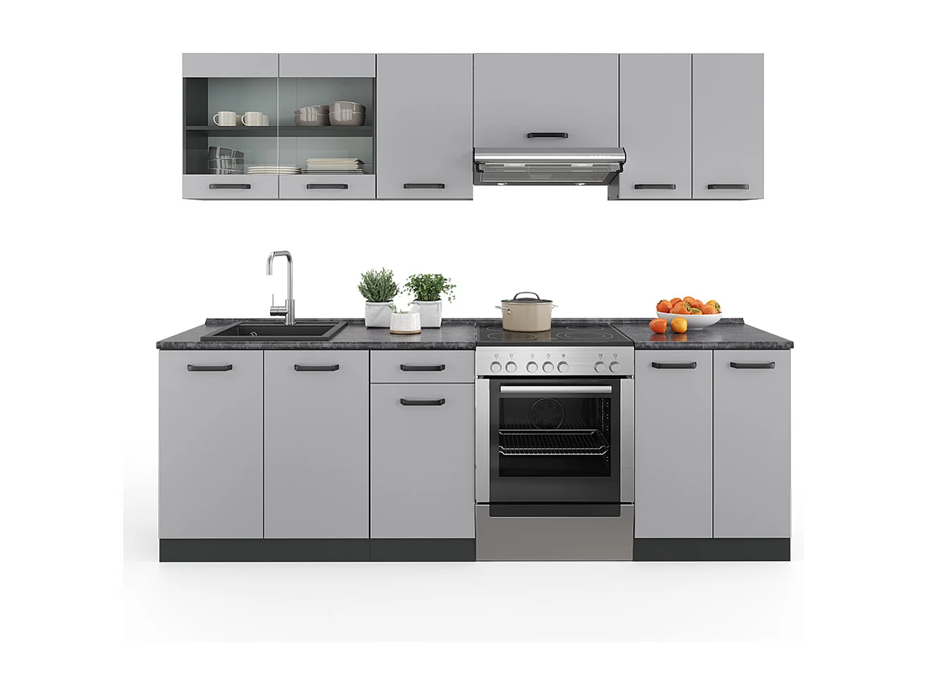 Ligne de cuisine cachemire 240x60x81.6 r-line