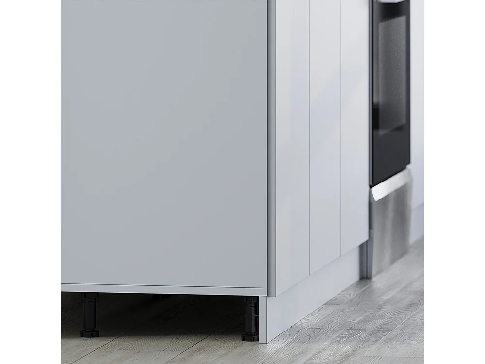 Ligne de cuisine gris 240x60x81.6 r-line