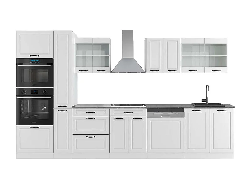 Kitchenette casa de campo branca/branca 350x60x81.6 r-line