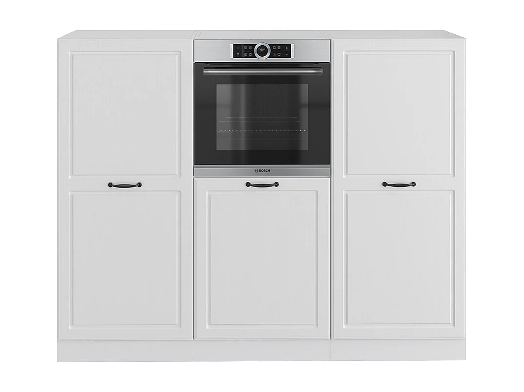 Bloc cuisine blanc campagne/blanc 180x46x81.6 r-line