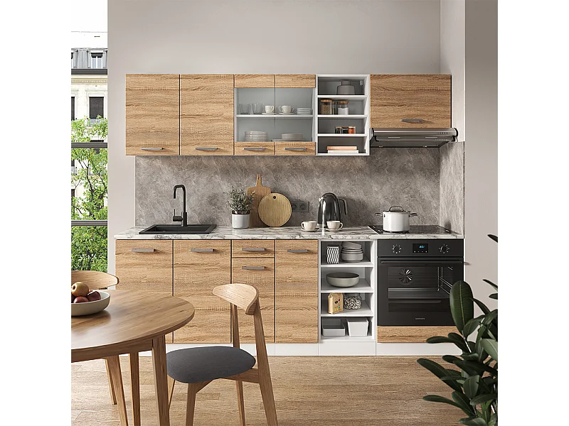 Cuisine sonoma/blanc 240x46x81.6 r-line