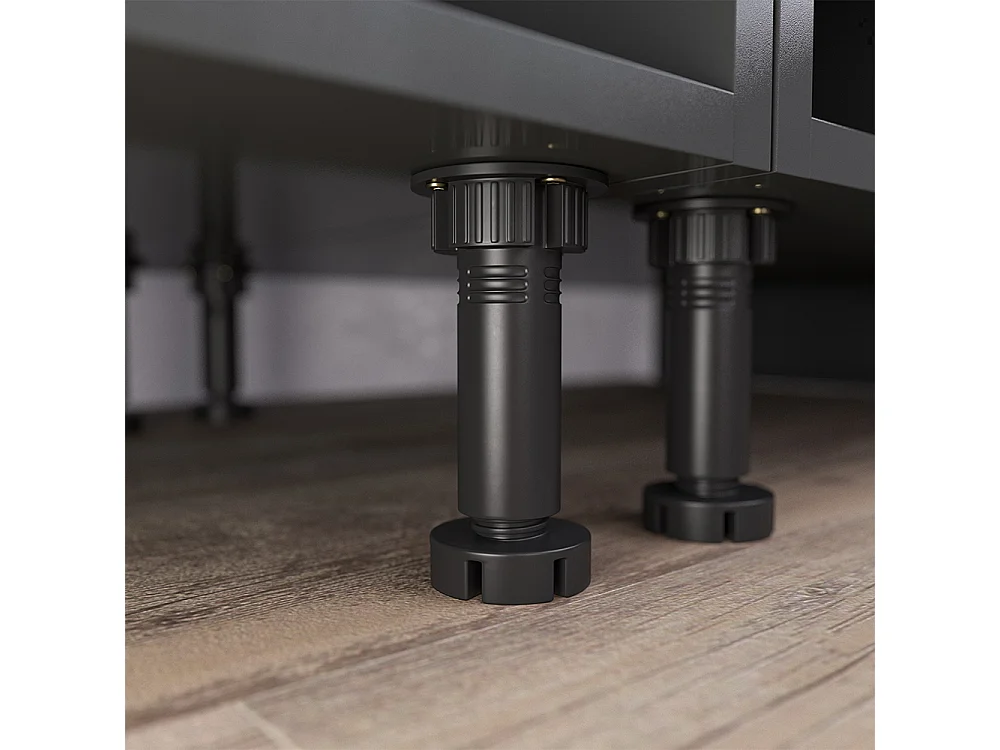 Ligne de cuisine chêne doré/anthracite 270x57.1x81.6 optima