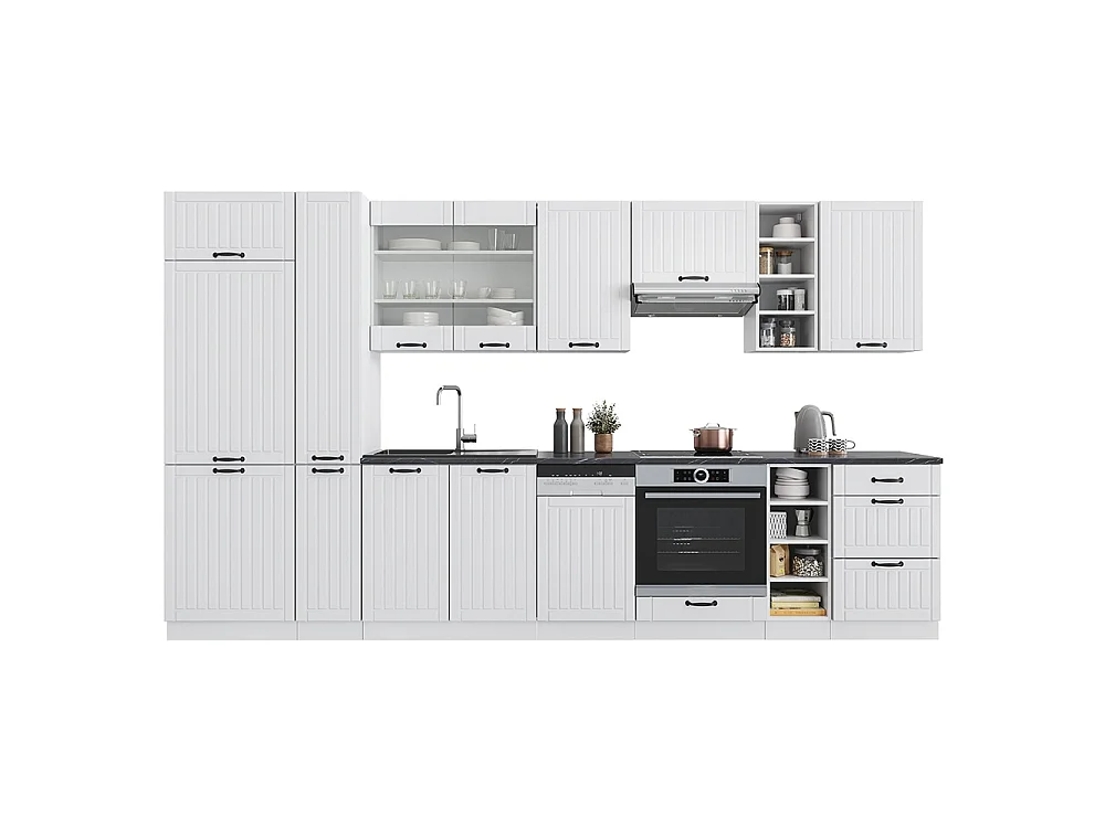 Cuisine blanc campagne/blanc 355x60x81.6 fame-line