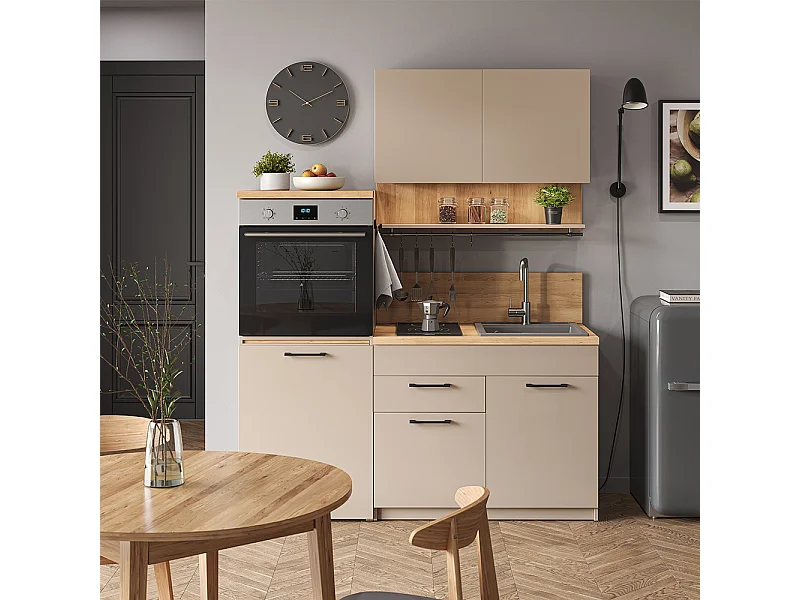 Cuisine grège 160x60x81.6 egbert