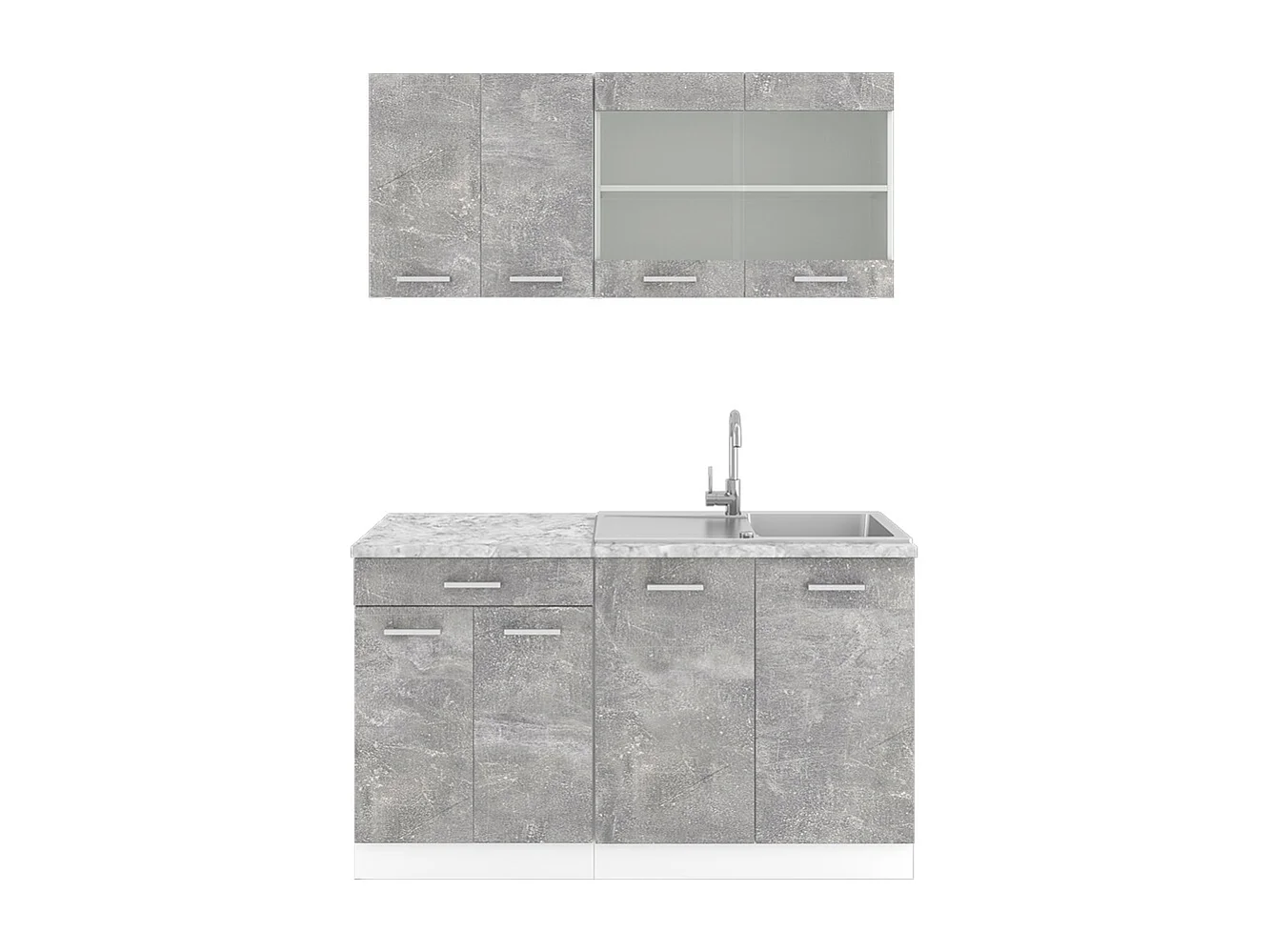 Cuisine béton 140x60x81.6 r-line