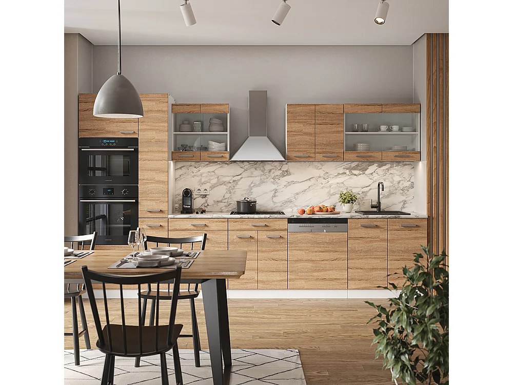 Ligne de cuisine sonoma/blanc 350x60x81.6 r-line