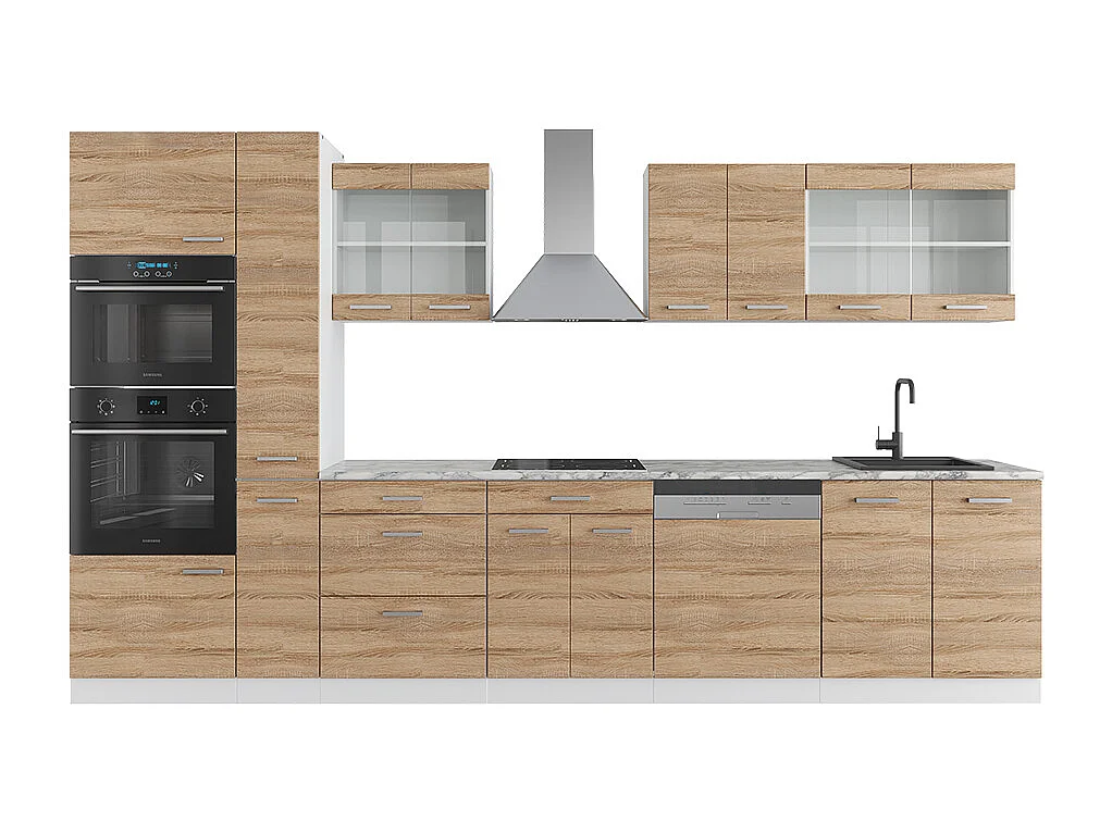 Szafka kuchenna sonoma/biały 350x60x81.6 r-line