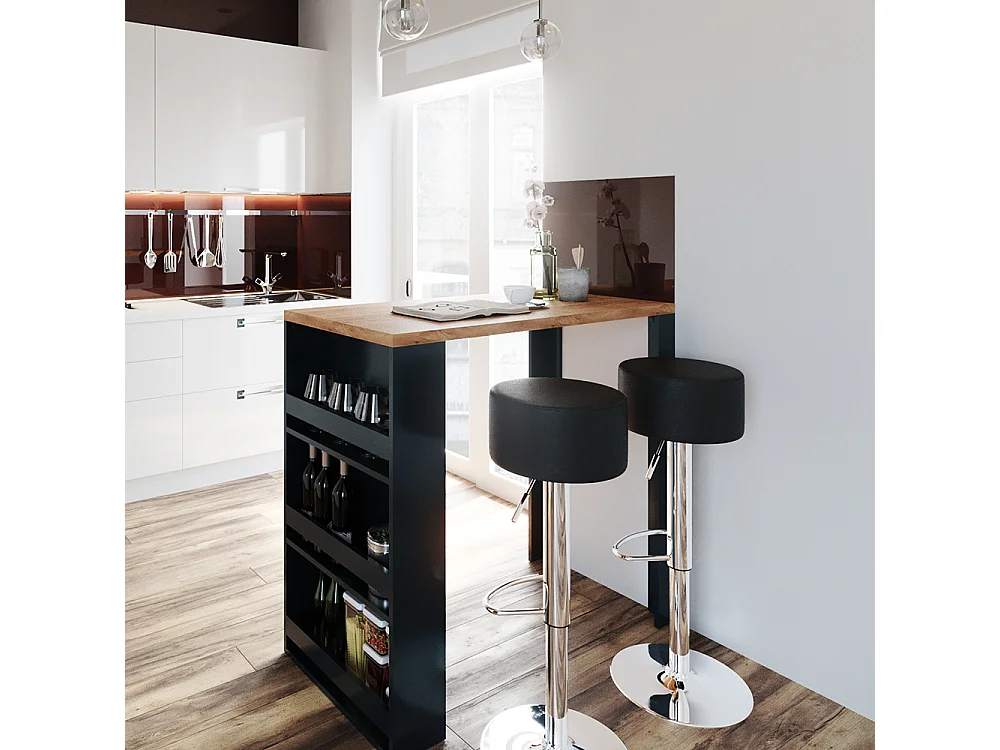 Bar table oak 57x117x106